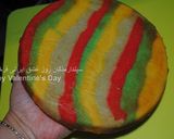 A picture of step 12 of Rainbow cake.