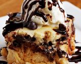 A picture of step 10 of Chocolate Cream Cheese Croissant Bake.