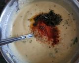A picture of step 2 of Cornmeal Idli.