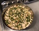 Une image de l'étape 9 de Dôme de salade composée marinée (haricots blancs,thon,carottes,courgettes et persil).