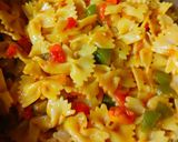 A picture of step 2 of Farfalle Pasta.