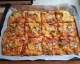 Φωτογραφία βήματος 3 της συνταγής Πίτσα 🍕🍕🍕🍕