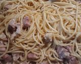 A picture of step 4 of Ham with Cacio e Pepe.