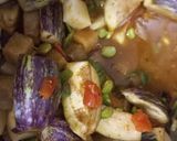 A picture of step 4 of Pressure Cooker Undhiyu.