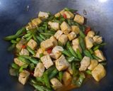 Foto langkah ke 4 dari resep Tumis buncis dan Tahu.