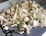 Une image de l'étape 2 de Flan de blettes au mascarpone et gorgonzola.