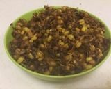 A picture of step 3 of Sprouts Mung sabji.