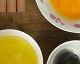 Hình bước làm 1 của món Trứng hấp tam sắc