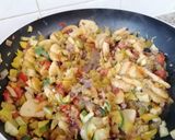 A picture of step 7 of Rice and Corn Flour Gnocchi with Vegetables.