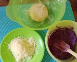 Foto langkah ke 4 dari resep 855. 🍠🅂weet Potato Cheese Bread Ubi Ungu.