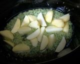 A picture of step 4 of Undhiyu.