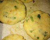 A picture of step 4 of Irish potatoe patties.