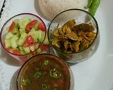 A picture of step 5 of Daal chawal.