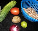 A picture of step 1 of Baccho ke liye healthy sprout salad.