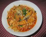 Foto langkah ke 5 dari resep Mie Rebus Kuah Pedas Ala Mei.