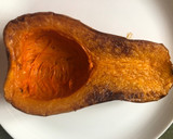 Foto del paso 1 de la receta: Calabaza rellena de espinacas y garbanzos