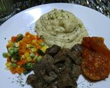 Foto langkah ke 8 dari resep Saikoro Panggang Mashed Potato.