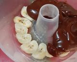 Foto langkah ke 5 dari resep Nagasari Hunkwe Pisang Coklat.