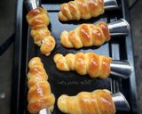 Foto langkah ke 3 dari resep Horn vla bread/roti cum cum.