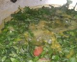 A picture of step 8 of Palak dal.