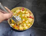 A picture of step 1 of Cheese Pav Bhaji.
