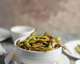 A picture of step 6 of Sesame Edamame.