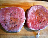 Foto del paso 1 de la receta: Rodajas de solomillo de ternera con salsa de zanahoria y arroz