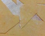 A picture of step 3 of Dal Dhokli.