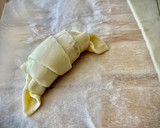 Foto del paso 2 de la receta: Croissant de hojaldre relleno de cabello de ángel (en airfryer)