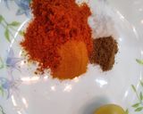 A picture of step 2 of Bhindi pakora.