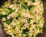 A picture of step 2 of Bulgur Broccoli and Feta Salad.