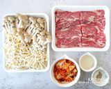 泡菜牛肉時蔬_一鍋到底10分鐘的食譜步驟1照片