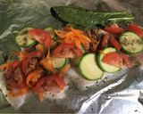 Foto del paso 4 de la receta: Pescado con jengibre y verduras al vapor