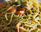 Foto del paso 5 de la receta Espaguetis con pesto 🍝🌿