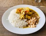 Foto del paso 7 de la receta: Pollo al Curry (japonés) con frejoles