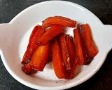 A picture of step 4 of My Sweet and Sticky Carrots 😃.