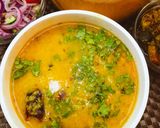 A picture of step 5 of Dhaba style Moong ki daal.
