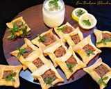 A picture of step 2 of Sfiha Baalbakieh (Lebanese Meat Pies).