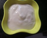 A picture of step 4 of Aloo dahi bara chat.