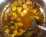 A picture of step 2 of Pumpkin with spinach.
