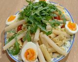 Foto del paso 11 de la receta: Ensalada de pasta con queso feta, tomates cherry y espárragos blancos 😋😋😜