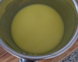 Foto del paso 7 de la receta: Mousse de limón con polvo de oro y cobertura de chocolate blanco