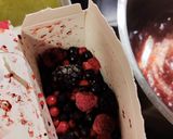 A picture of step 3 of Red cherries/ mixed berries sauce/ dessert.