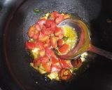 A picture of step 7 of Drum stick leaves Rasam.