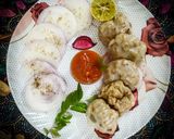 A picture of step 7 of Soyabean Momos.