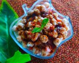 A picture of step 5 of Chana chat.