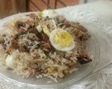 A picture of step 5 of Chinese Biryani.