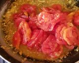 A picture of step 5 of Cabbage fish with capsicum.