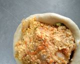 A picture of step 4 of Paneer paratha.