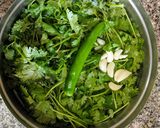 A picture of step 1 of Chutney aloo.